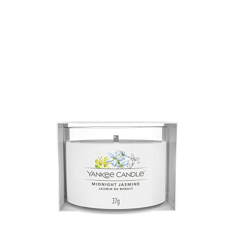 Yankee Candle Midnight Jasmine Wachskerze Rund Geißblatt, Jasmin, Mandarine, Neroli Weiß 1 Stück(e)