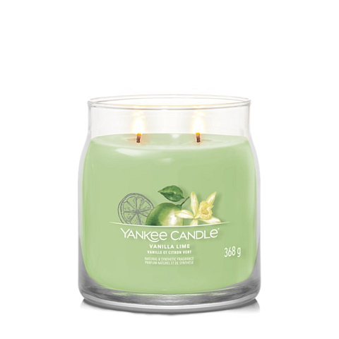 Yankee Candle Vanilla Lime Wachskerze Rund Rohrzucker, Limette, Vanille Grün 1 Stück(e)