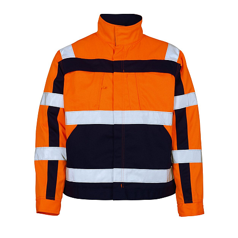 MASCOT 07109-860-141-S Jacke Navy, Orange