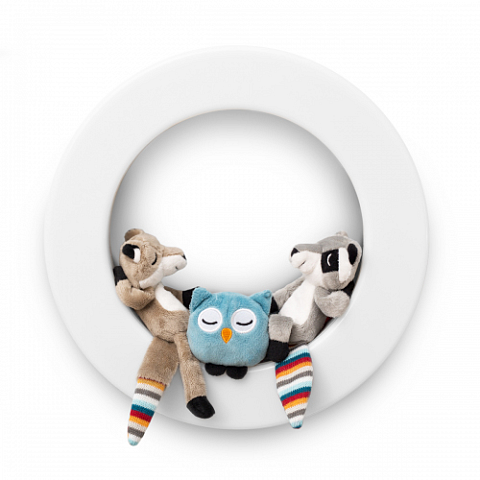 ZAZU Fay, Rex & Otis Baby-Nachtlicht Wand Mehrfarbig