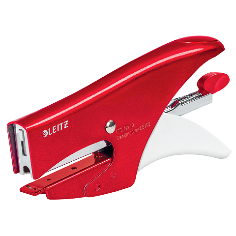 Leitz Heftzange 5531 WOW rot-metallic
