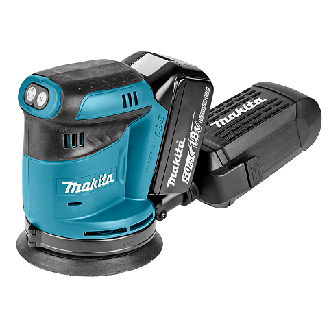 Makita DBO180RTJ Tragbares Schleifgerät Schwingschleifer 11000 RPM