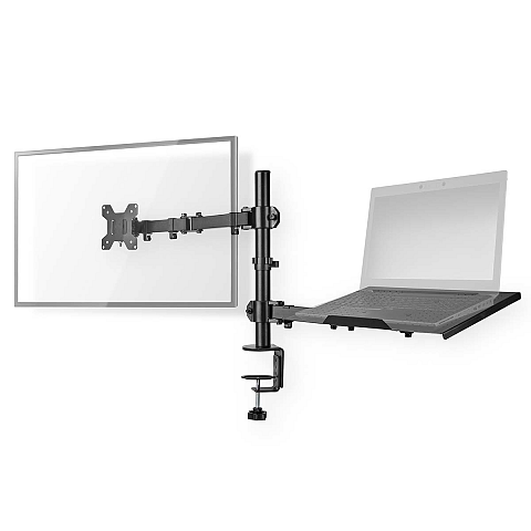 Nedis MMSISNB110BK Flachbildschirm-Tischhalterung 81,3 cm (32") Tisch/Bank Schwarz