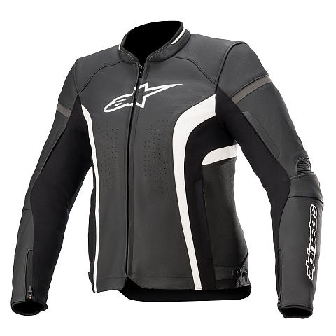 Alpinestars 3112021-12-38 Motorradjacke & -weste Männlich Schwarz, Weiß