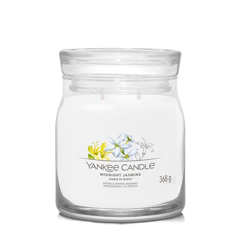 Yankee Candle Midnight Jasmine Wachskerze Zylinder Jasmin Weiß 1 Stück(e)
