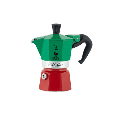 Bialetti 0005650 Französisches Presse-Set 0,5 l Schwarz, Grün, Rot