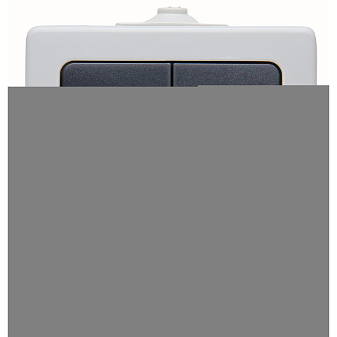 Kopp 565556008 Lichtschalter Thermoplast Schwarz, Grau