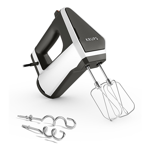 Krups 3MIX 6000 Handmixer 600 W Grau, Weiß
