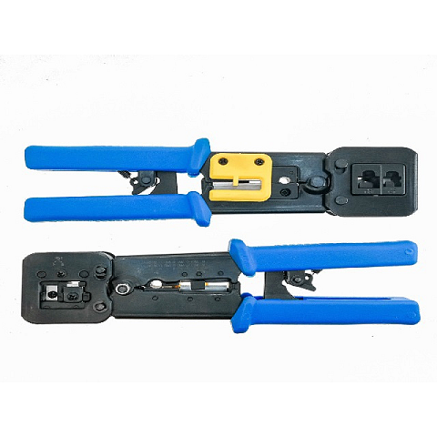 Lanberg NT-0204 Kabel-Crimper Crimpwerkzeug Schwarz, Blau