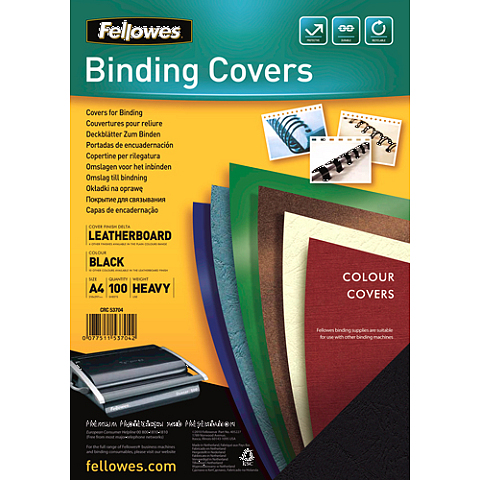 Fellowes Delta A4 Papier Schwarz 100 Stück(e)