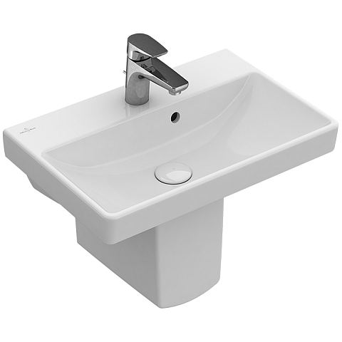 Villeroy & Boch 4A005501 Waschbecken für Badezimmer Rechteckig