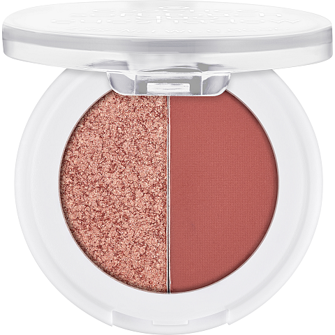 Essence Soft Touch Duo Eyeshadow Lidschatten 1,8 g 01 Bronze Beauty Matte, Schimmer