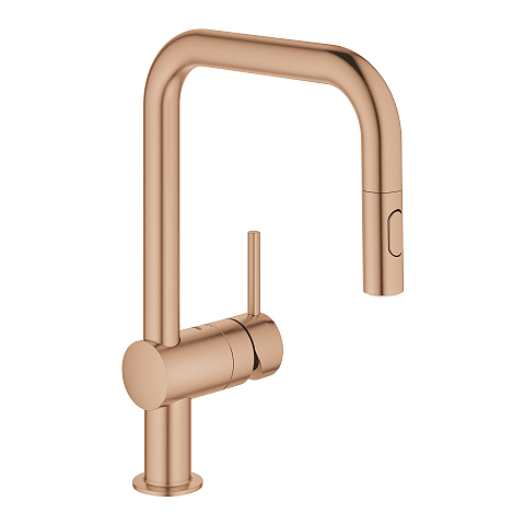 GROHE Minta Gebürsteter Stahl, Roségold