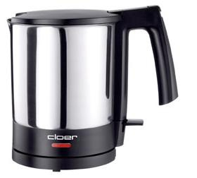 Cloer 4700 Wasserkocher 1,5 l 1800 W Schwarz, Edelstahl
