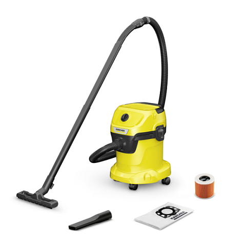 Kärcher WD 3 V-15/4/20 15 l Trommel-Vakuum Trocken&Nass 1000 W Staubbeutel