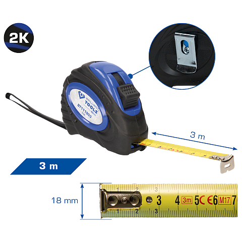 Brilliant Tools BT111903 Maßband