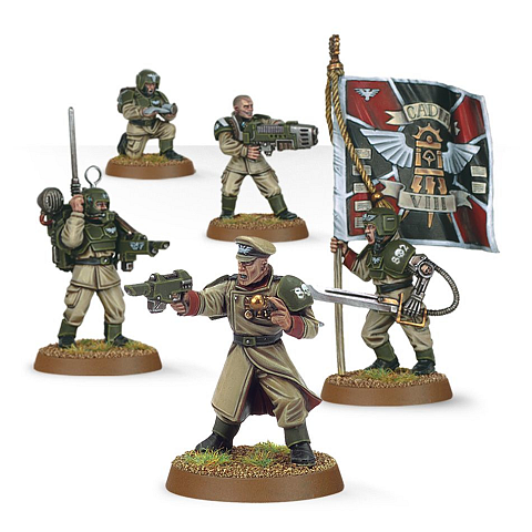 Games Workshop Cadian Command Squad