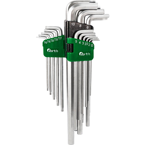 Fortis 4317784729918 Sechskantschlüssel 18 Stück(e)