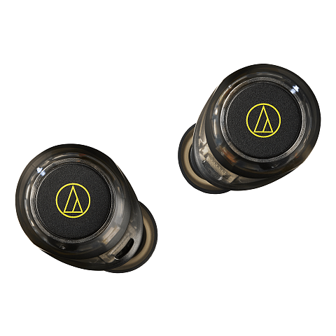 Audio-Technica ATH-CKS30TW+ Kopfhörer True Wireless Stereo (TWS) im Ohr Anrufe/Musik USB Typ-C Bluetooth Schwarz, Transparent