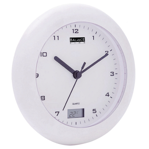 Balance 506271 Wand- /Tischuhr Quarzuhr Kreis Weiß