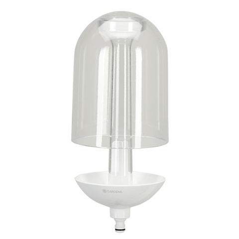 Gardena ClickUp! Vogelhäuschen Transparent, Weiß Acryl