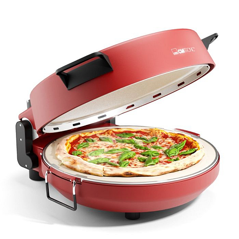Clatronic PM 3787 Pizzamacher/Ofen 1 Pizza/Pizzen 1200 W Rot