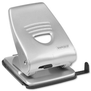 Rapesco 1024 Locher 30 Blätter Silber
