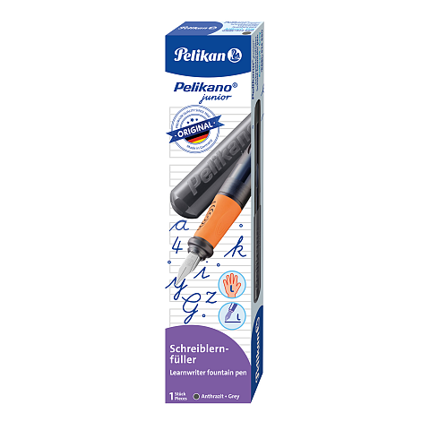 Pelikan 824880 Füllfederhalter Kartuschenfüllsystem Anthrazit 1 Stück(e)