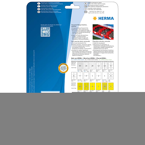 HERMA 4573 selbstklebendes Etikett Entfernbar Weiß 480 Stück(e)