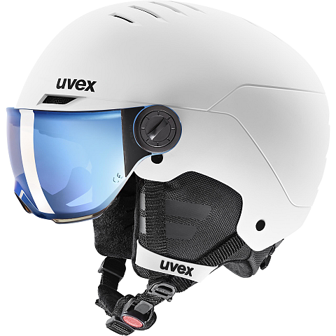 Uvex rocket jr visor Schwarz, Weiß