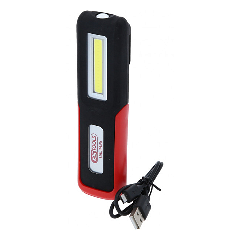 KS Tools 150.4495 Taschenlampe Schwarz, Rot LED