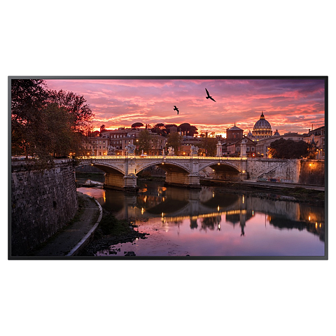 Samsung QB43R Digital Signage Flachbildschirm 109,2 cm (43") LED WLAN 350 cd/m² 4K Ultra HD Schwarz Tizen 4.0 16/7