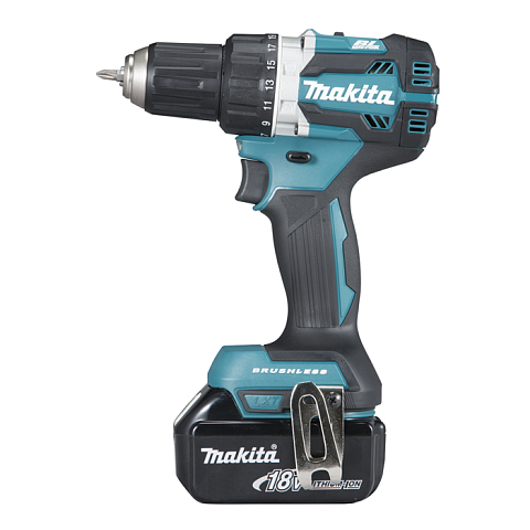 Makita DDF484RTJ Bohrmaschine Ohne Schlüssel 1,6 kg Schwarz, Blau