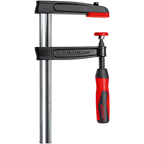 BESSEY TPN40BE-2K Schraubzwinge F-Klammer 40 cm Aluminium, Schwarz, Rot