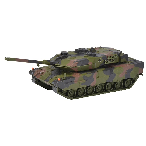 Schuco Leopard 2A6 "Bundeswehr" Tank model Vormontiert 1:87