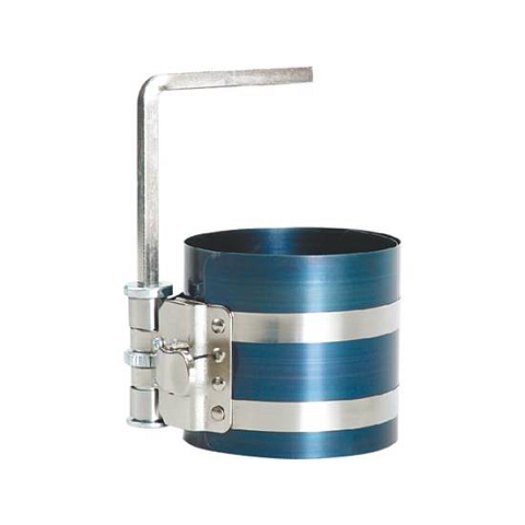 Yato YT-0635 Schraubzwinge Spannband Blau, Edelstahl