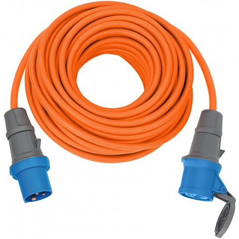 Brennenstuhl 1167650625 Verlängerungskabel 25 m 1 AC-Ausgänge Drinnen/Draußen Blau, Orange