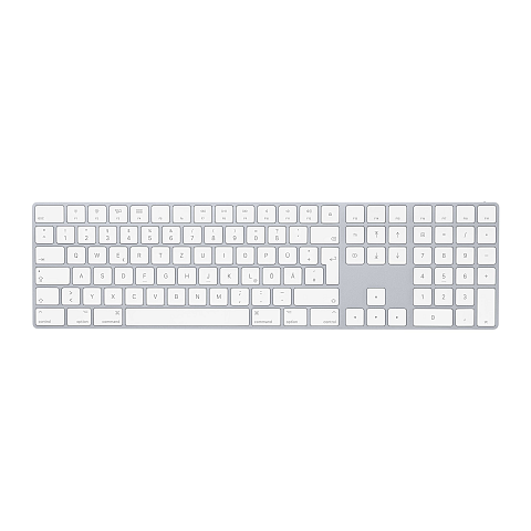 Apple MQ052D/A Tastatur Universal Bluetooth QWERTZ Deutsch Weiß