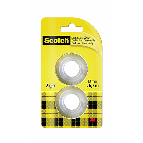 Scotch 136R2 Schreibwaren-Klebeband 6,3 m Transparent 2 Stück(e)