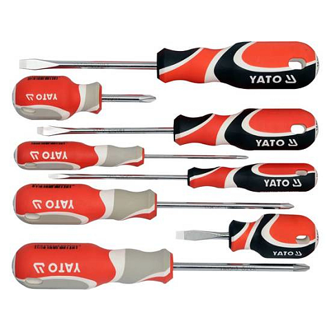 Yato YT-2670 Handschraubendreher Set Gerader Schraubendreher