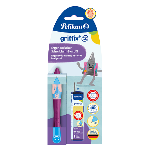 Pelikan griffix® Bleistift für Linkshänder, Sweet Berry