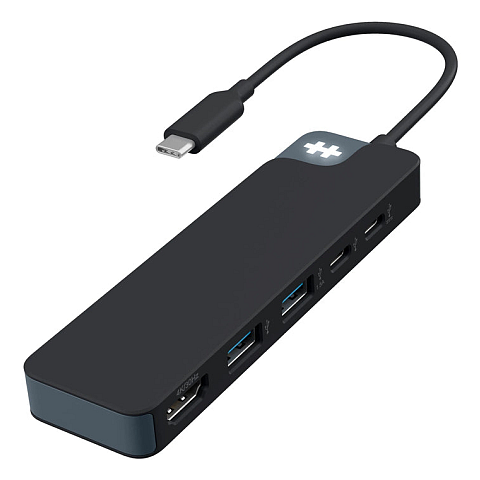 HYPER HD4101BKGL Schnittstellen-Hub USB Typ-C 5000 Mbit/s Schwarz