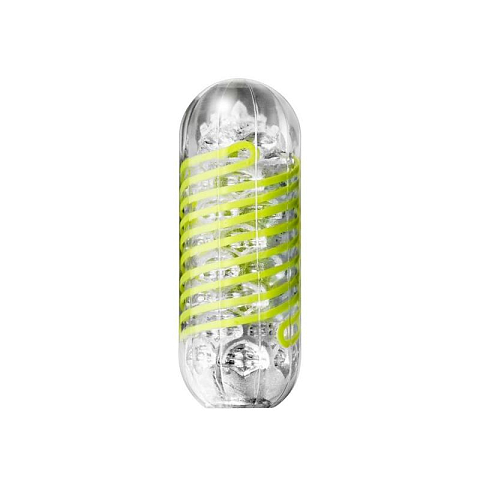 Tenga TEN150-SHELL Männlicher Masturbator Grün, Transparent Kunststoff, Silikon