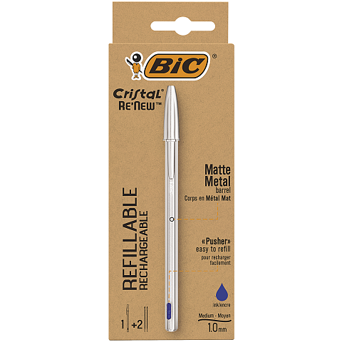 BIC Cristal Renew Blau Stick-Kugelschreiber 1 Stück(e)