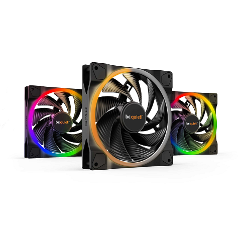be quiet! Light Wings | 140mm PWM Triple Pack high-speed Computergehäuse Ventilator 14 cm Schwarz 3 Stück(e)