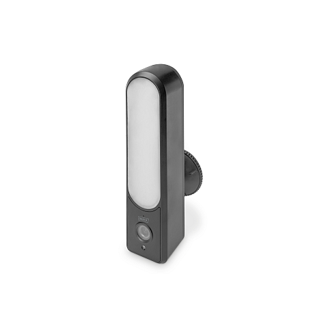 Digitus Smarte Full HD-Außenkamera mit LED-Flutlicht, WLAN + Sprachsteuerung