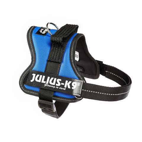 Julius-K9 Powerharness S Blau Polyester Hund Westengeschirr