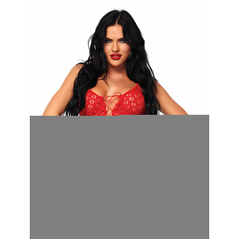 Leg Avenue 8316_00322 Wäsche-Set/Bodysuit Rot