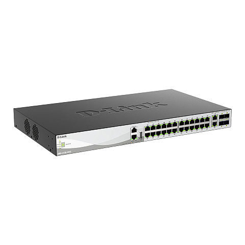 D-Link DMS-3130-30TS/E Netzwerk-Switch Managed L3 10G Ethernet (100/1000/10000) Desktop-/Wandmontage Schwarz
