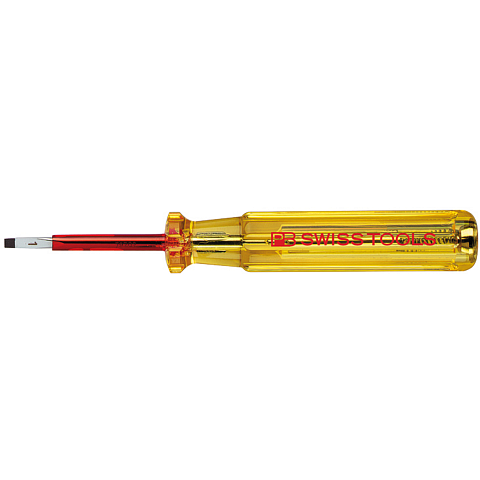 PB Swiss Tools PB 175/1 Schraubenzieher zur Spannungsprüfung Rot, Gelb